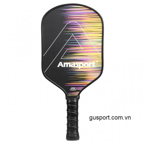 Vợt Pickleball AMASPORT PROTON Carbon Friction Textured Surface (230gr)-PA016-YPB 0