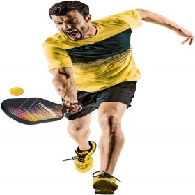 Vợt Pickleball AMASPORT PROTON Carbon Friction Textured Surface (230gr)-PA016-YPB 4