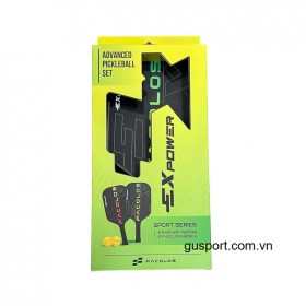 Set 2 Vợt Pickleball FACOLOS Sport Series 14mm - ExPower Black