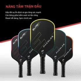 Vợt Pickleball FACOLOS ELITE X 16mm (230Gr)- Nhiều màu 0