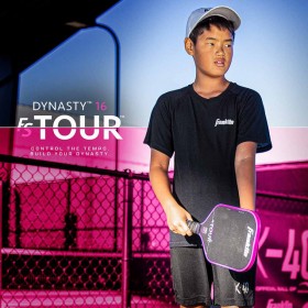 Vợt Pickleball Franklin FS Tour Dynasty 16mm (245GR)- Pink 2