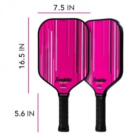 Vợt Pickleball Franklin Signature Pro 13mm (218GR)- PINK 1