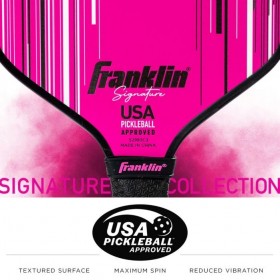 Vợt Pickleball Franklin Signature Pro 13mm (218GR)- PINK 4