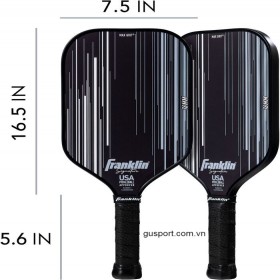 Vợt Pickleball Franklin Signature Pro 16mm (230GR)- Black 1