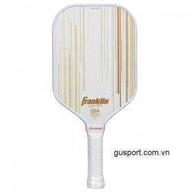 Vợt Pickleball Franklin Signature Pro 16mm (230GR)- White/Gold
