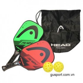 Vợt Pickleball Head FLASH (230gr)- 226102 (Set 2 vợt+Bóng+Túi)