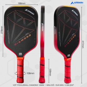 Vợt Pickleball Kaiwin Diamond K-Pro 16mm (230Gr)- 3 MÀU 14