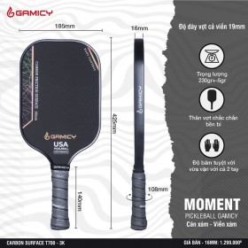 Vợt Pickleball Kaiwin Gamicy Moment T700 16mm 1