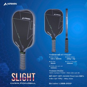 Vợt Pickleball Kaiwin Slight T1000 16mm 5