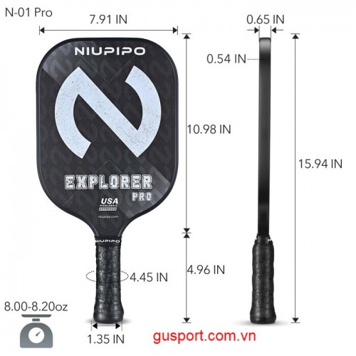 Vợt Pickleball Niupipo Pro Explorer Pro Graphite (N-01) 5