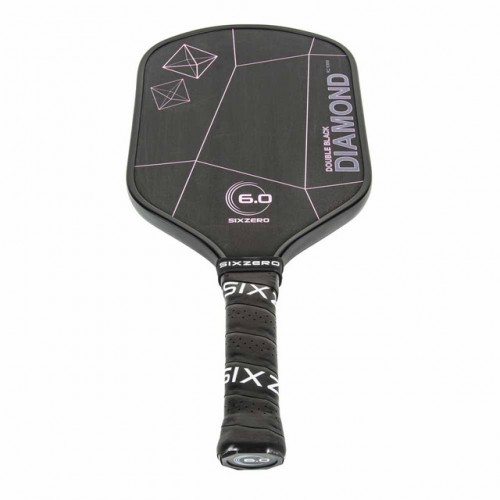 Vợt Pickleball Six Zero Double Black Diamond Control 16mm (230Gr) 0