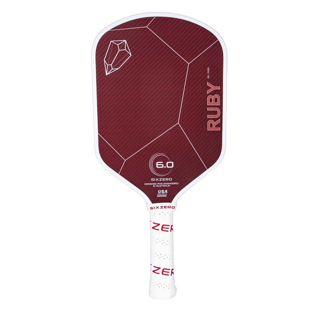 Vợt Pickleball Six Zero Ruby 16mm (232Gr)