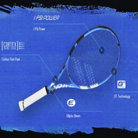 VỢT TENNIS BABOLAT PURE DRIVE SUPER LITE 255GR-101343 3