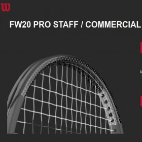 Vợt tennis Wilson Pro Staff 97L V13 (290GR) -WR043911U2 5
