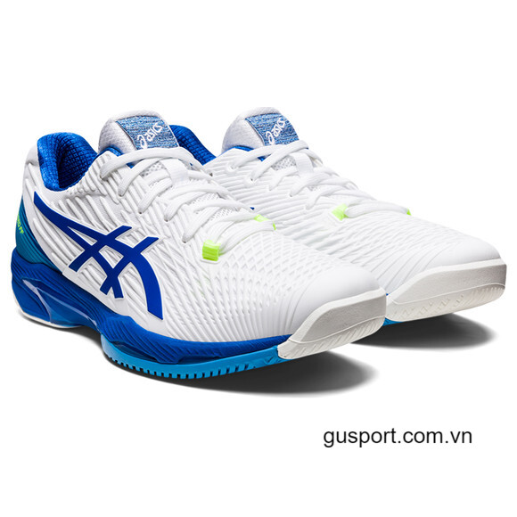 Giày Tennis Asics Solution Speed FF  (1041A348-960)-White/Blue